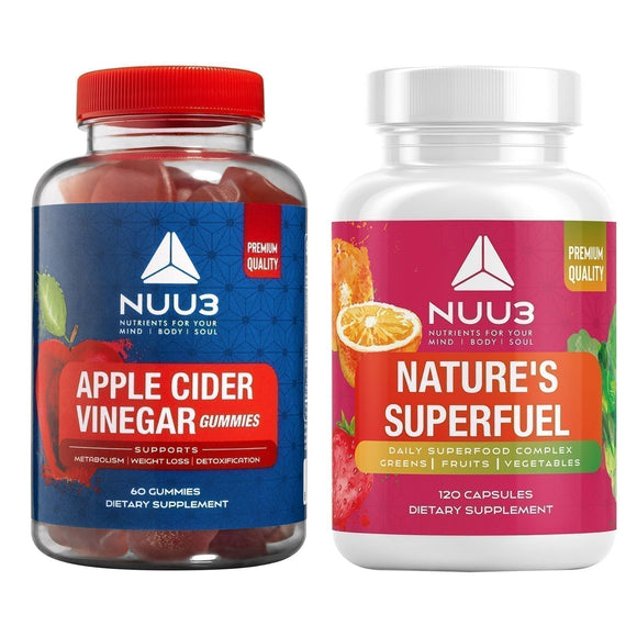 Combo Pack - ACV Gummies and Nature's Superfuel - Nuu3