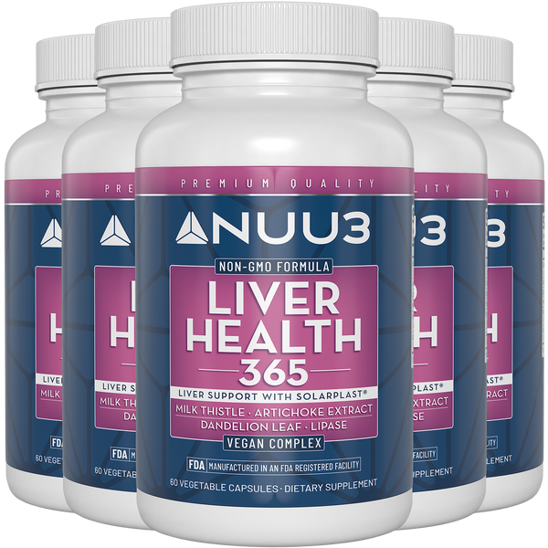 Liver Health 365 5 Bottles - Nuu3