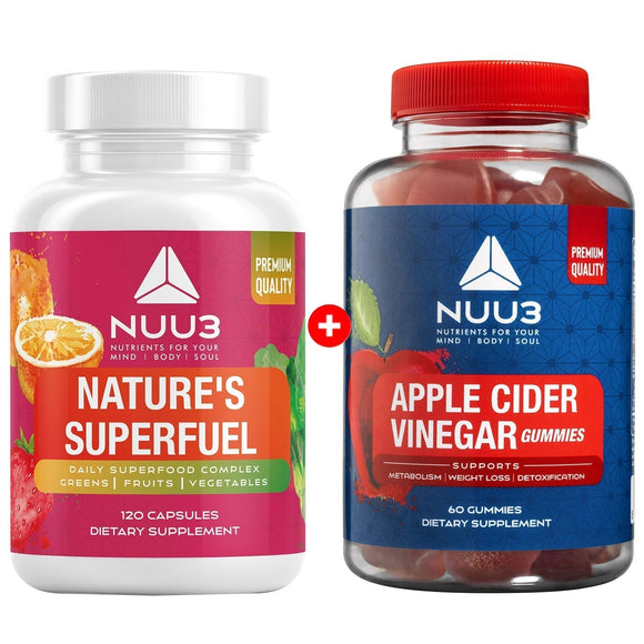 Combo Pack - Nature's Superfuel & ACV Gummies - Nuu3
